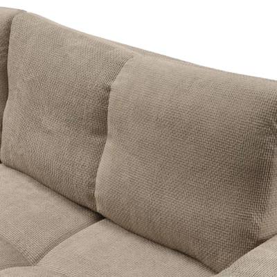 TRURO Zweisitzer-Schlafsofa – hellgrau