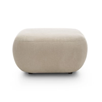 Gepolsterter Hocker Würfel COBOURG - beige 2