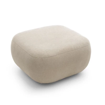 Gepolsterter Hocker Würfel COBOURG - beige 2