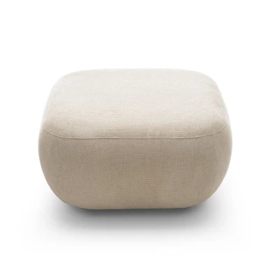 Gepolsterter Hocker Würfel COBOURG - beige 2