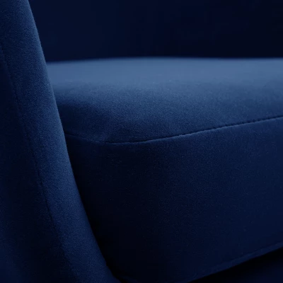 GANDER gepolsterter Konferenzstuhl – marineblau