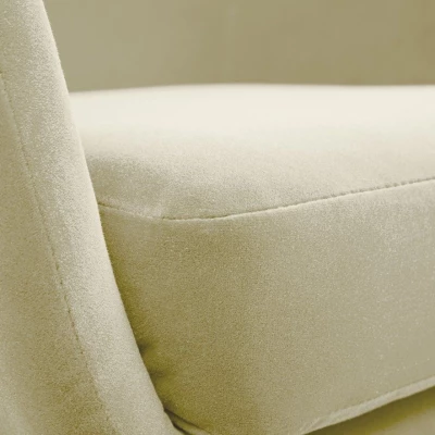 Gepolsterter Konferenzstuhl GANDER – beige
