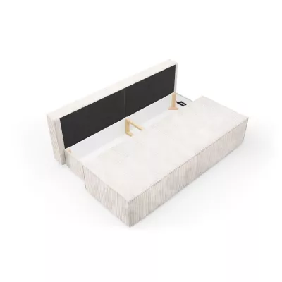 Dreisitzer-Sofa mit Stauraum WINDSOR - Creme