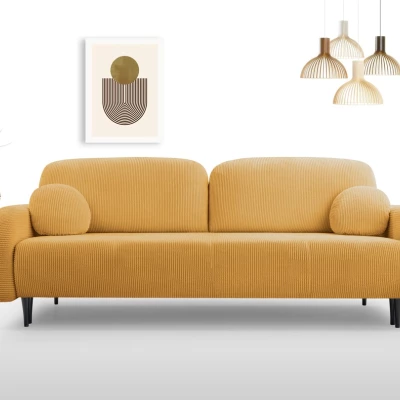 Klappbares Zweisitzer-Sofa mit Stauraum WHITBY - Honig