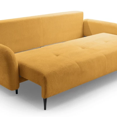 Klappbares Zweisitzer-Sofa mit Stauraum WHITBY - Honig