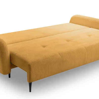 Klappbares Zweisitzer-Sofa mit Stauraum WHITBY - Honig