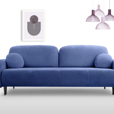 Klappbares Zweisitzer-Sofa mit Stauraum WHITBY - dunkelblau