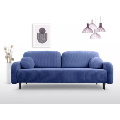 Klappbares Zweisitzer-Sofa mit Stauraum WHITBY - dunkelblau