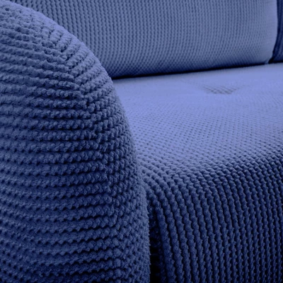 Klappbares Zweisitzer-Sofa mit Stauraum WHITBY - dunkelblau