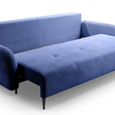 Klappbares Zweisitzer-Sofa mit Stauraum WHITBY - dunkelblau
