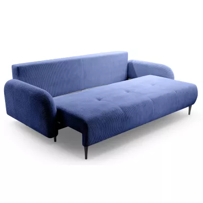 Klappbares Zweisitzer-Sofa mit Stauraum WHITBY - dunkelblau