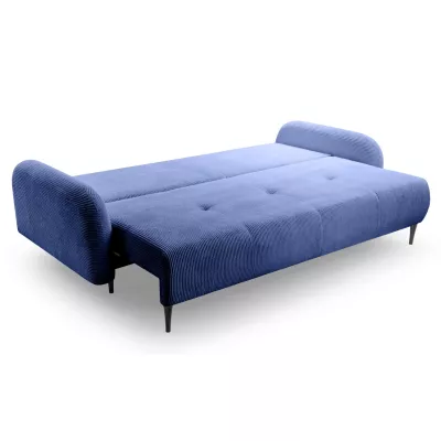 Klappbares Zweisitzer-Sofa mit Stauraum WHITBY - dunkelblau