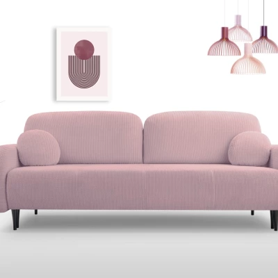 Klappbares Zweisitzer-Sofa mit Stauraum WHITBY - rosa