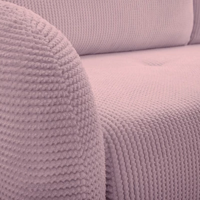 Klappbares Zweisitzer-Sofa mit Stauraum WHITBY - rosa