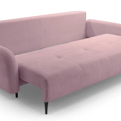 Klappbares Zweisitzer-Sofa mit Stauraum WHITBY - rosa