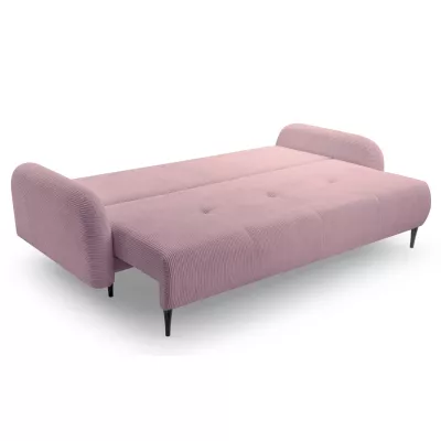 Klappbares Zweisitzer-Sofa mit Stauraum WHITBY - rosa