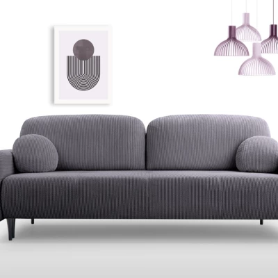 Klappbares Zweisitzer-Sofa mit Stauraum WHITBY - anthrazit