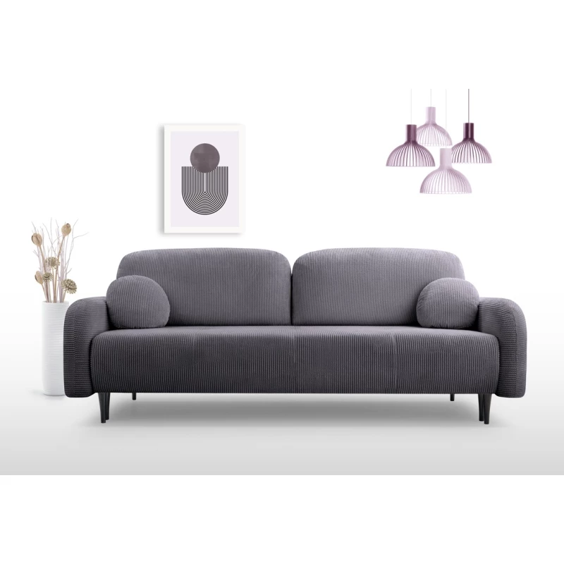 Klappbares Zweisitzer-Sofa mit Stauraum WHITBY - anthrazit