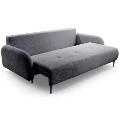 Klappbares Zweisitzer-Sofa mit Stauraum WHITBY - anthrazit
