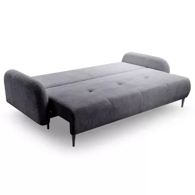 Klappbares Zweisitzer-Sofa mit Stauraum WHITBY - anthrazit