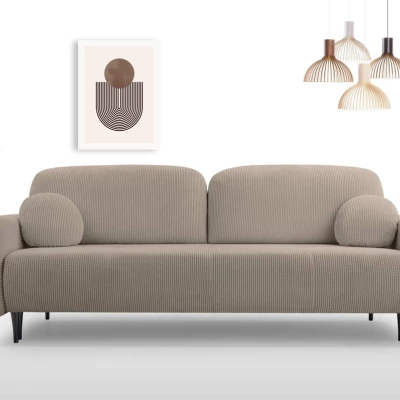 Klappbares Zweisitzer-Sofa mit Stauraum WHITBY - Latte