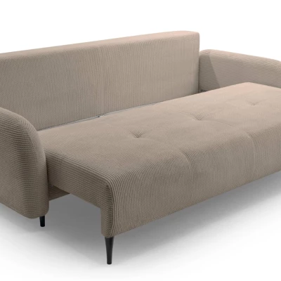 Klappbares Zweisitzer-Sofa mit Stauraum WHITBY - Latte
