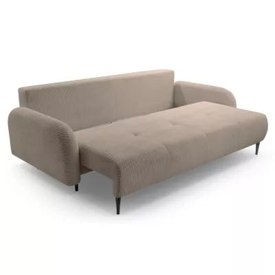 Klappbares Zweisitzer-Sofa mit Stauraum WHITBY - Latte