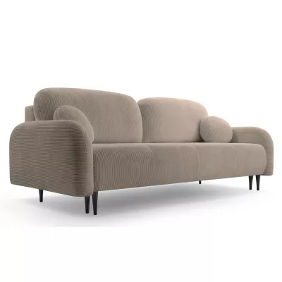 Klappbares Zweisitzer-Sofa mit Stauraum WHITBY - Latte