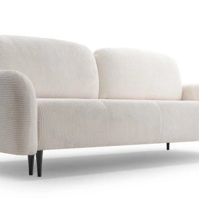 Klappbares Zweisitzer-Sofa mit Stauraum WHITBY – Creme