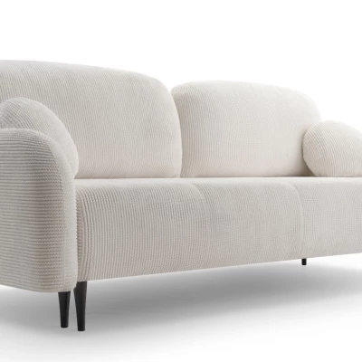Klappbares Zweisitzer-Sofa mit Stauraum WHITBY – Creme