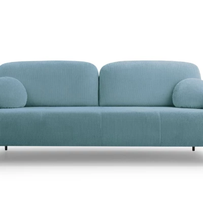 Klappbares Zweisitzer-Sofa mit Stauraum WHITBY - hellblau