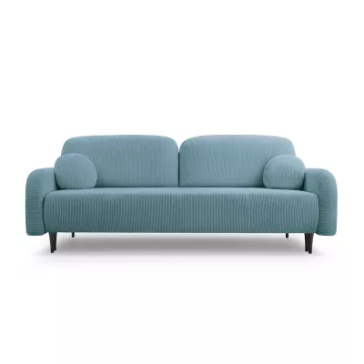 Klappbares Zweisitzer-Sofa mit Stauraum WHITBY - hellblau