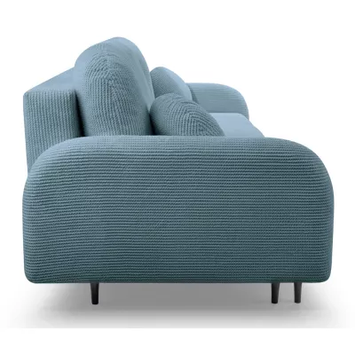 Klappbares Zweisitzer-Sofa mit Stauraum WHITBY - hellblau