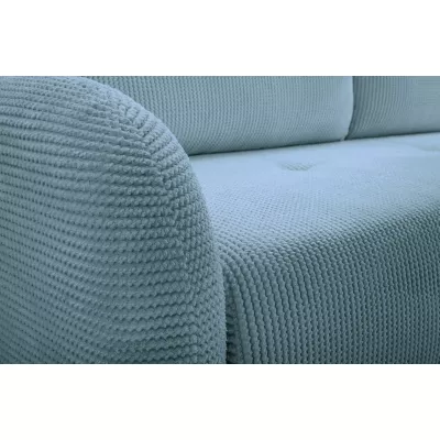 Klappbares Zweisitzer-Sofa mit Stauraum WHITBY - hellblau