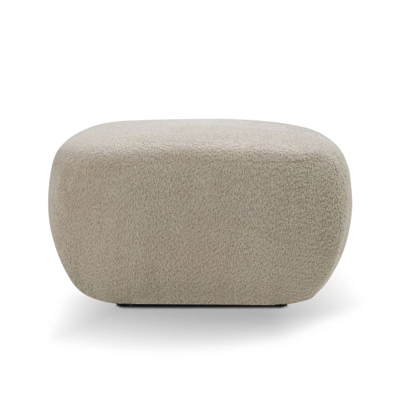 Gepolsterter Hocker Würfel COBOURG - beige 1