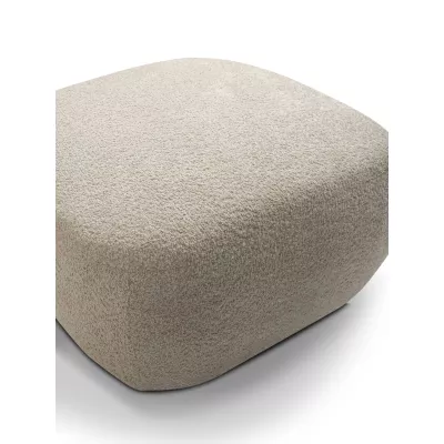 Gepolsterter Hocker Würfel COBOURG - beige 1