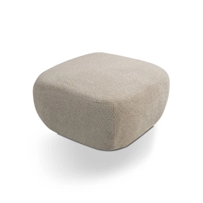 Gepolsterter Hocker Würfel COBOURG - beige 1