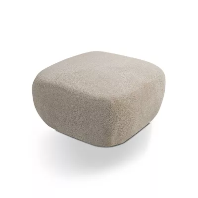 Gepolsterter Hocker Würfel COBOURG - beige 1
