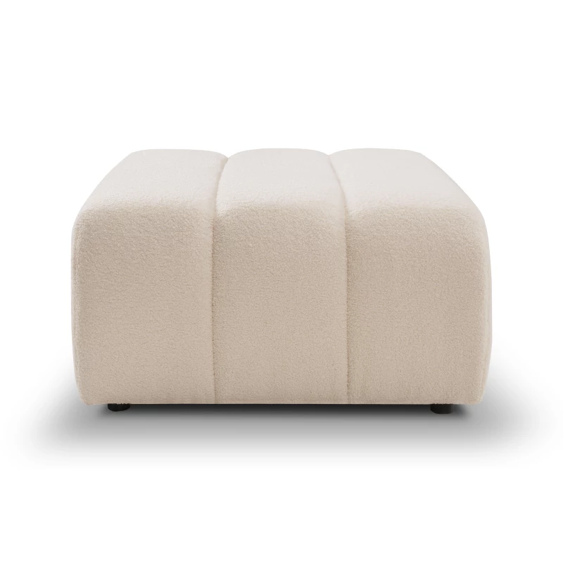 KELOWNA Polsterhocker – Creme