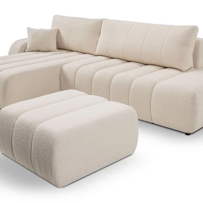 KELOWNA Polsterhocker – Creme