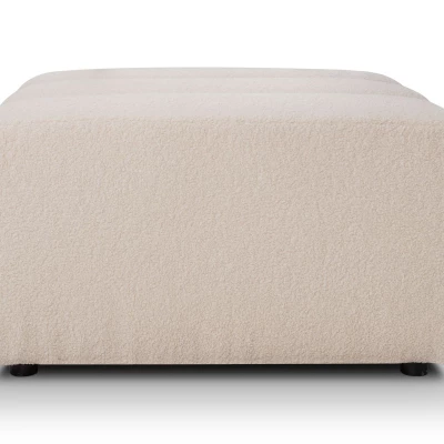 KELOWNA Polsterhocker – Creme