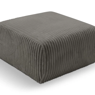 Polsterhocker SUDBURY – Stahlgrau