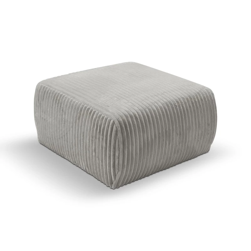 SUDBURY Polsterhocker – grau