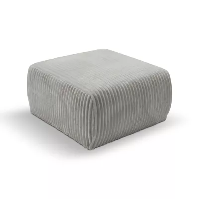 SUDBURY Polsterhocker – grau