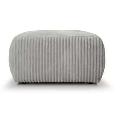 SUDBURY Polsterhocker – grau