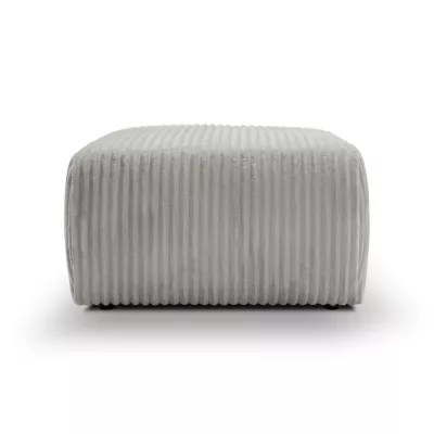 SUDBURY Polsterhocker – grau