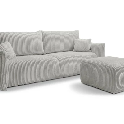 SUDBURY Polsterhocker – grau