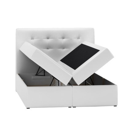 Kontinentales Bett Evio braun 120 + gratis Matratzenauflage