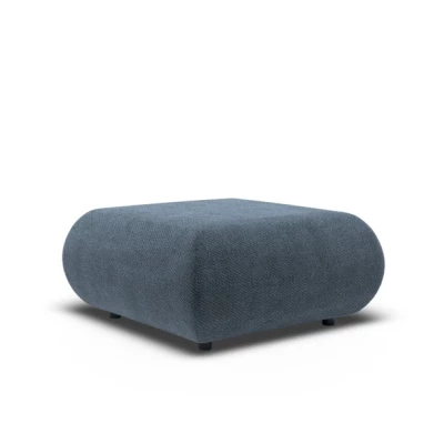Gepolsterter Fußhocker SURREY - blau
