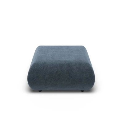 Gepolsterter Fußhocker SURREY - blau